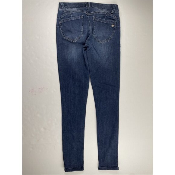 Democracy Ab Solution Jeans Women’s 2 Mid Rise Straight Stretch Cotton Poly - Picture 3 of 9